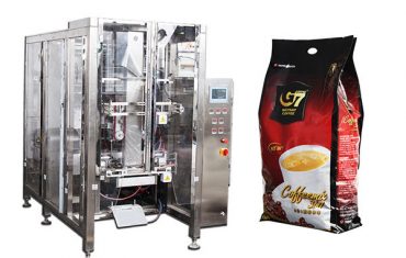 otomatis quad seal bag packaging machine volumetric cup fill machine