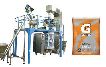 Movable packaging machine for powder and granule product