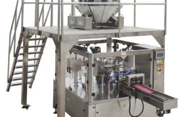 rotary otomatis zip bag fill seal packing machine for kacang kacang