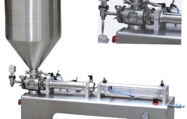 tunggal kepala piston pengisi viscous cairan