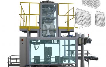 Lini pengepakan produksi baling tas lembut otomatis