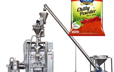 vffs bagger packing machine with filler auger for paprika and chilli powder food