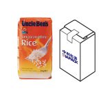 Tas ngisor flat kanthi label ndhuwur kanggo gandum