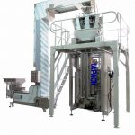 Mesin pengemas biji kopi otomatis (tas sealing quad karo katup degassing)